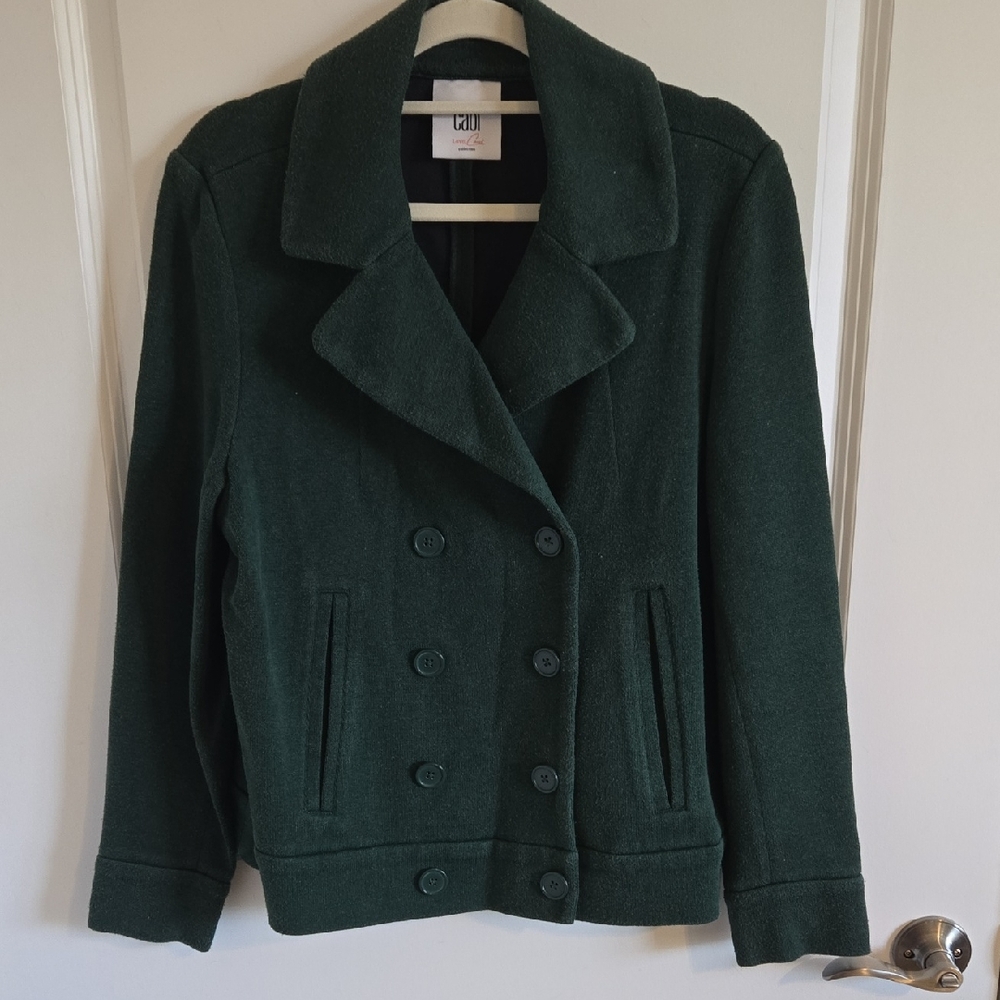 Cabi 3159 Sweet Pea Coat Dark Green XL